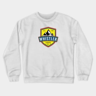 Skiing Whistler British Columbia Canada Crewneck Sweatshirt